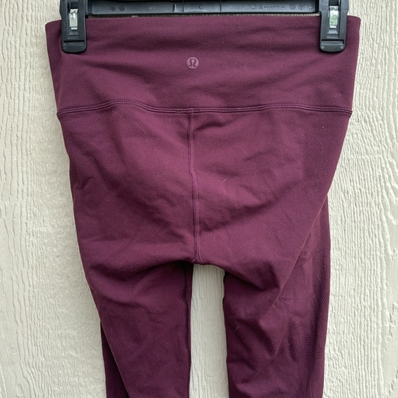 Lululemon Reveal Tight *En Avante 26" leggings tights high waist Dark Adobe sz 6 - Picture 9 of 10